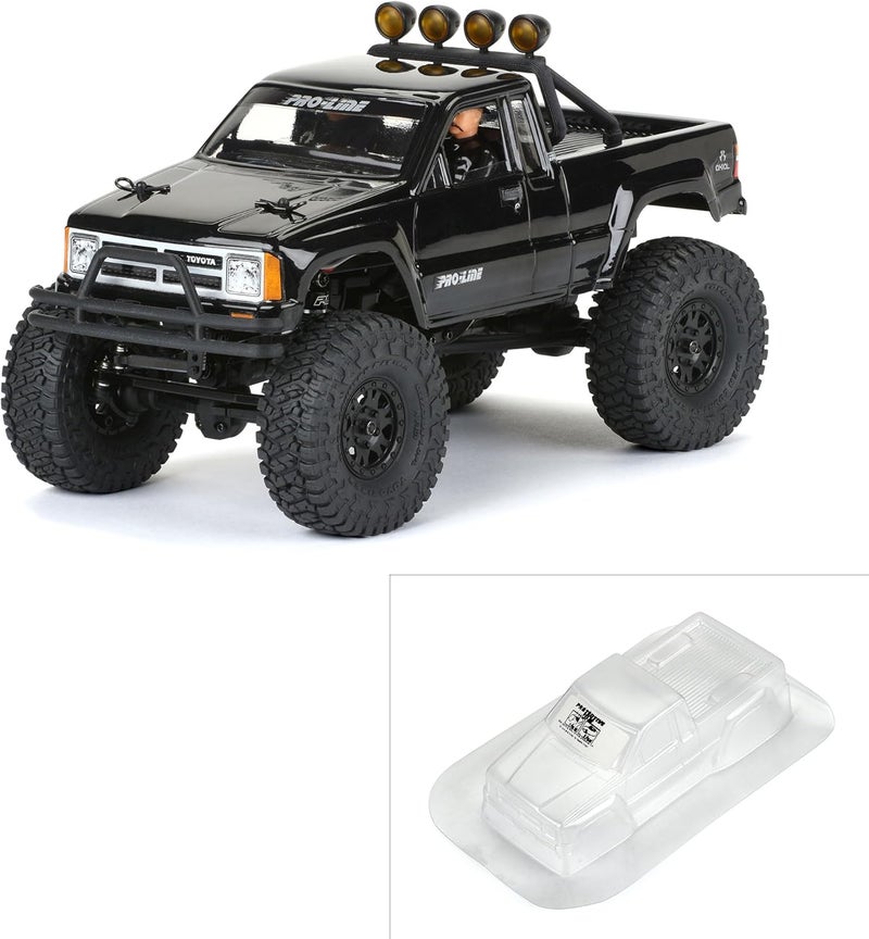 PROLINE Racing 1985 Toyota HiLux SR5 Clear Body SCX24 PRO363600 - Image 1